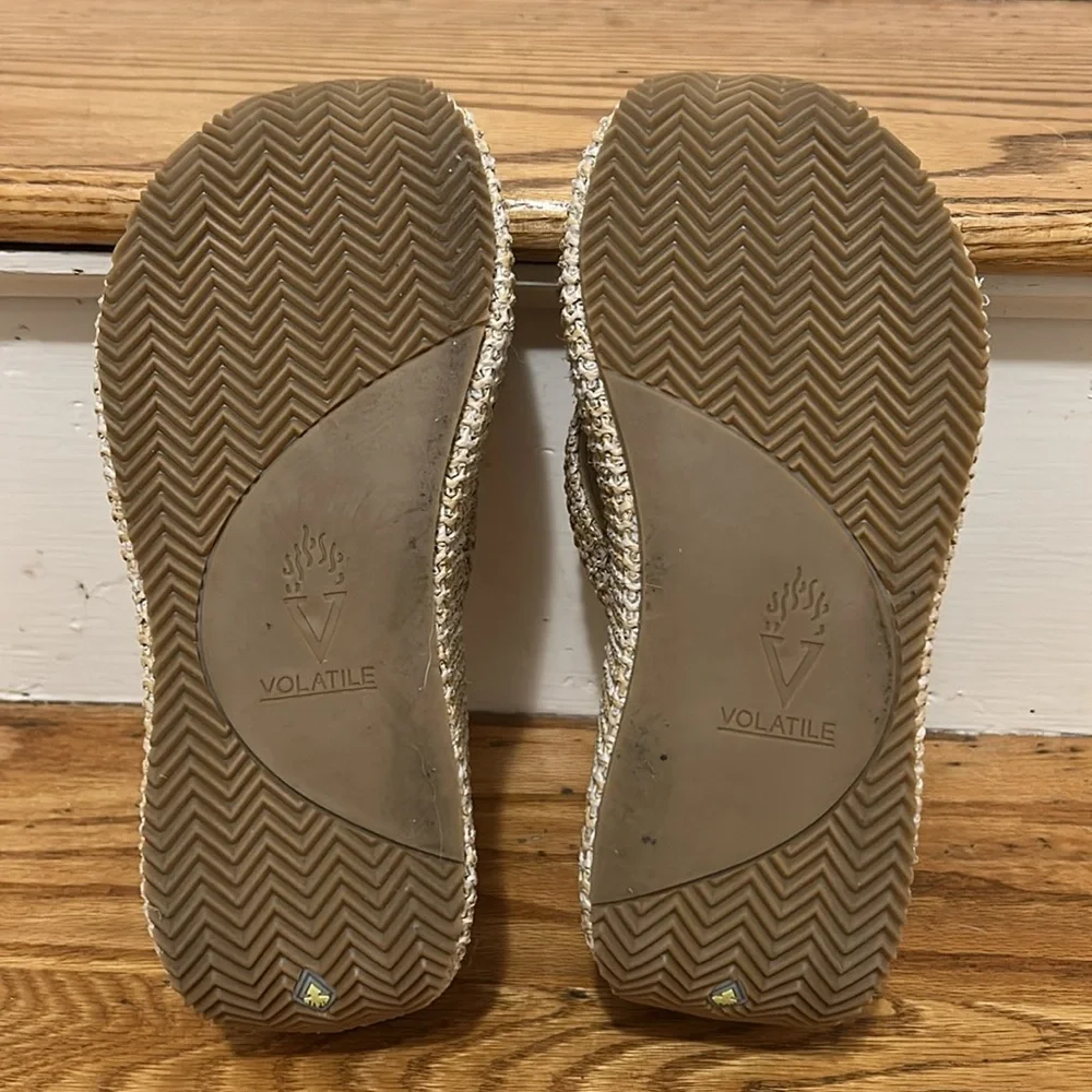 Stylish Tan Wedge Sandals - Picture 3 of 4